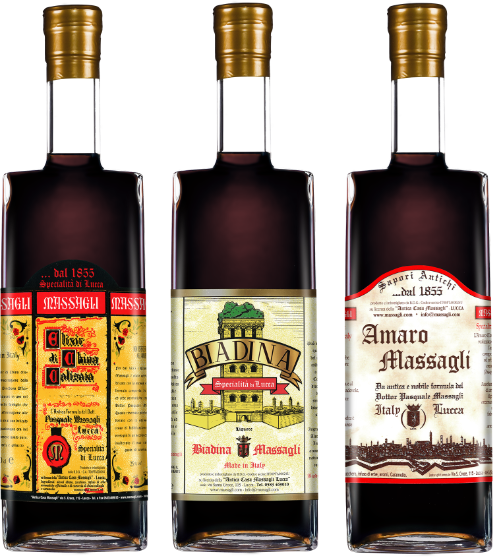3 Bottiglie China BIadina Amaro Massagli - Antica Casa Massagli